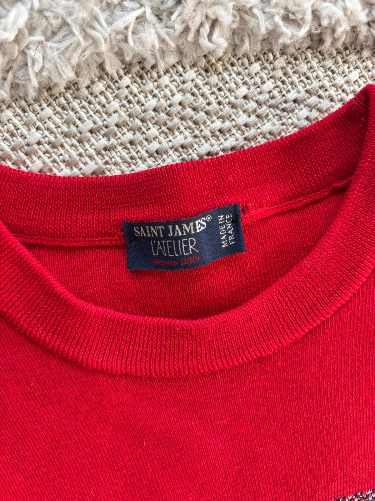 Jurk Saint James – Made in France – Maat 38 – Wol – Elegant & tijdloos gemaakt in Frankrijk – photo 6